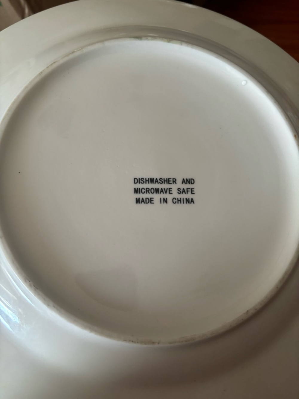 Holiday Snowman & Christmas Tree Decorative Plate - White/Green/Red - Picture 4 of 5